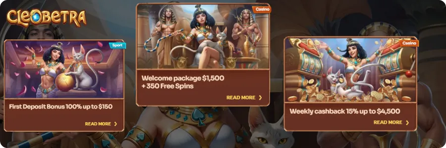 Cleobetra Casino Promotions
