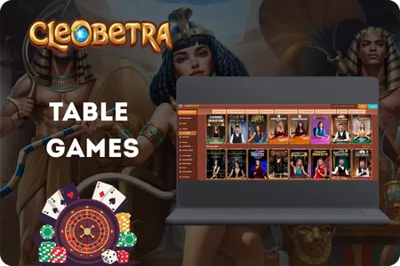 Cleobetra Casino Table Games